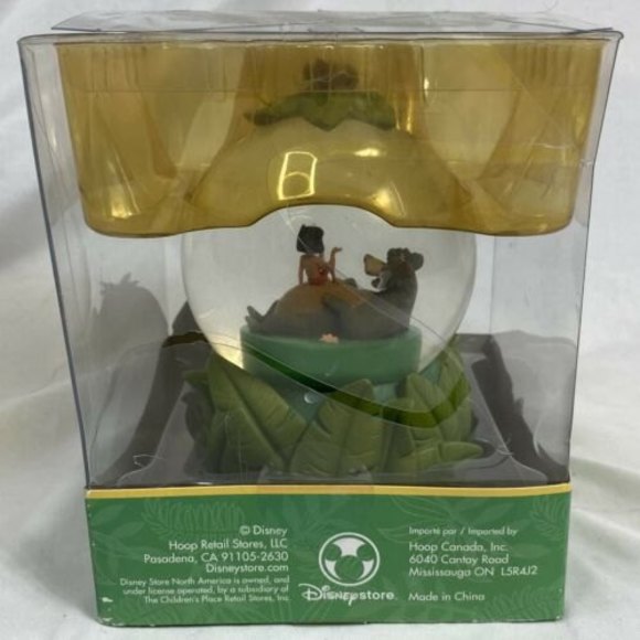 Disney Store The Jungle Book 40th Anniversary Snow Globe Mowgli Baloo Figurine - Picture 3 of 12